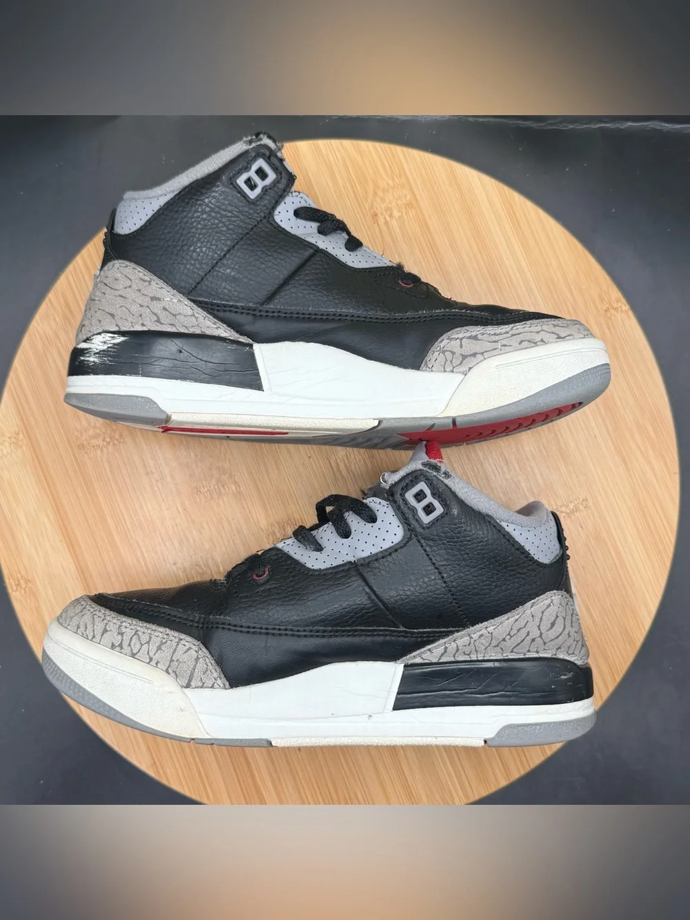 Nike Air Jordan 3 Retro (GS) “Black Cement” Youth Sz 3Y